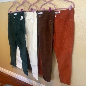 NWT and EUC Old Navy OG Straight High Rise Corduroy Pants - 12